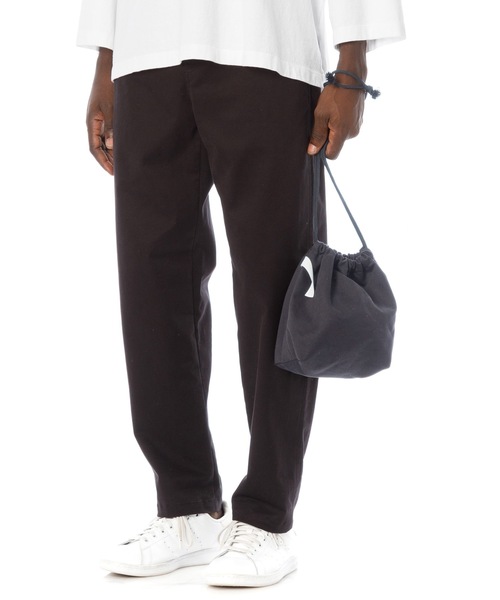 DAILY STANDARD by SANDINISTA（デイリースタンダードバイサンディニスタ）の「Chino Drawstring Bag / チノ巾着（ハンドバッグ・メンズ・ベージュ系その他/ブラック/ネイビー/チャコール・FREE）」の21枚目の写真