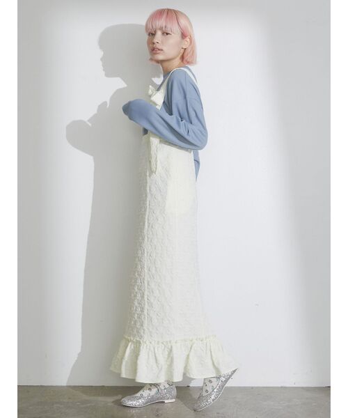 merry jenny（メリージェニー）の「リボンリボンスカート（スカート・レディース・イエロー/アイボリー/ブラック・FREE）」の6枚目の写真