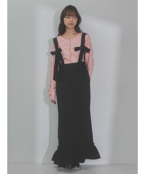 merry jenny（メリージェニー）の「リボンリボンスカート（スカート・レディース・イエロー/アイボリー/ブラック・FREE）」の10枚目の写真