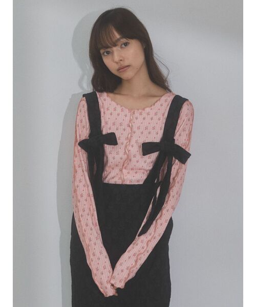 merry jenny（メリージェニー）の「リボンリボンスカート（スカート・レディース・イエロー/アイボリー/ブラック・FREE）」の14枚目の写真