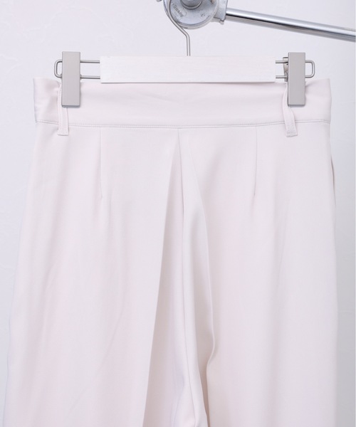 ap retro（アプレトロ）の「センタープレスワイドパンツ 美脚パンツ（その他パンツ・レディース・チャコールグレー/ブラック/ブラウン/アイボリー/グレー・MEDIUM）」の11枚目の写真