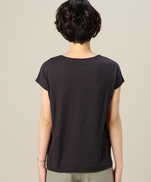 BEAUTY&YOUTH UNITED ARROWS（ビューティーアンドユースユナイテッドアローズ）の「BYBC ボヘミアン刺繍ショートスリーブ◆（Tシャツ/カットソー・レディース・ホワイト/ブラック/グレー・フリー）」の6枚目の写真