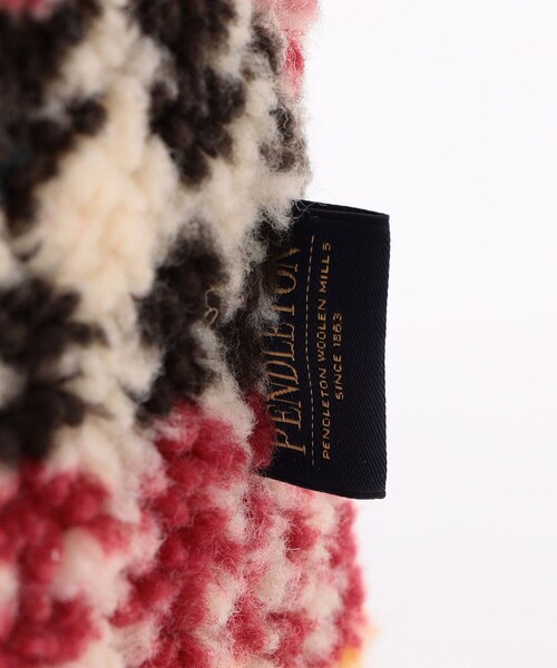 PENDLETON(ペンドルトン)の「PENDLETON/ペンドルトン BOA DRAW POUCH(ショルダーバッグ・レディース・ブラック/ベージュ/ナチュラル・ONE SIZE)」の8枚目の写真