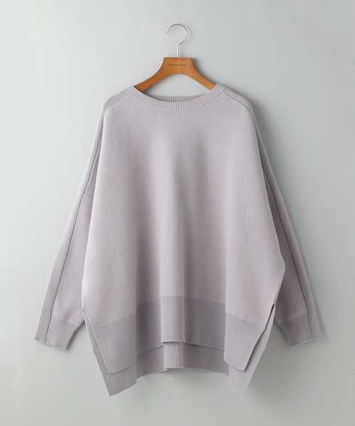 A part by（アパートバイ）の「【WEB限定】スポンジニットBIGプルオーバー（ニット/セーター・レディース・アイボリー/ブルー/ライトピンク/ライトグレー/グレー系その他6/オフホワイト/ブラウン系その他2・FREE）」の4枚目の写真