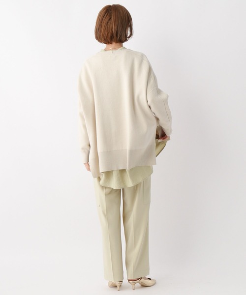 A part by（アパートバイ）の「【WEB限定】スポンジニットBIGプルオーバー（ニット/セーター・レディース・アイボリー/ブルー/ライトピンク/ライトグレー/グレー系その他6/オフホワイト/ブラウン系その他2・FREE）」の15枚目の写真