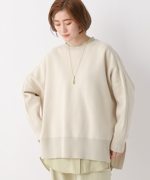 A part by（アパートバイ）の「【WEB限定】スポンジニットBIGプルオーバー（ニット/セーター・レディース・アイボリー/ブルー/ライトピンク/ライトグレー/グレー系その他6/オフホワイト/ブラウン系その他2・FREE）」の16枚目の写真