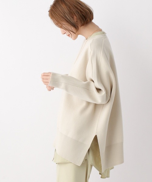 A part by（アパートバイ）の「【WEB限定】スポンジニットBIGプルオーバー（ニット/セーター・レディース・アイボリー/ブルー/ライトピンク/ライトグレー/グレー系その他6/オフホワイト/ブラウン系その他2・FREE）」の17枚目の写真