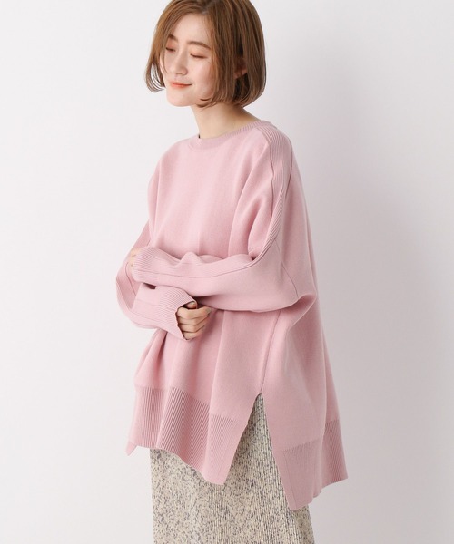 A part by（アパートバイ）の「【WEB限定】スポンジニットBIGプルオーバー（ニット/セーター・レディース・アイボリー/ブルー/ライトピンク/ライトグレー/グレー系その他6/オフホワイト/ブラウン系その他2・FREE）」の20枚目の写真