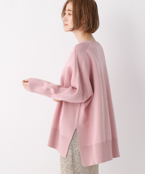 A part by（アパートバイ）の「【WEB限定】スポンジニットBIGプルオーバー（ニット/セーター・レディース・アイボリー/ブルー/ライトピンク/ライトグレー/グレー系その他6/オフホワイト/ブラウン系その他2・FREE）」の21枚目の写真