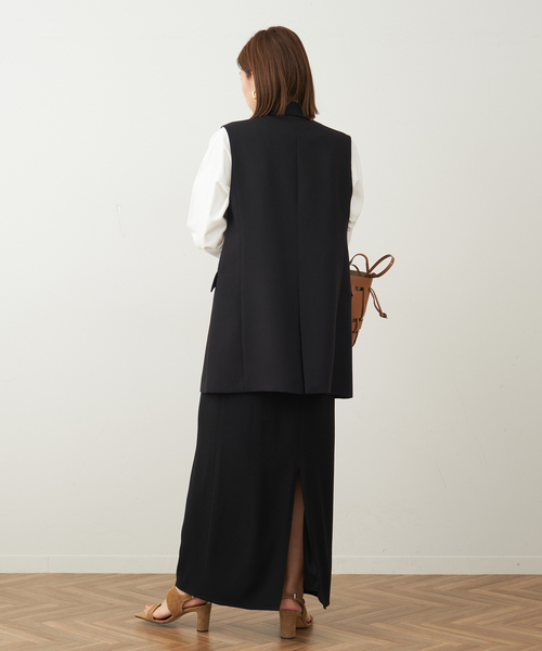 【新品】ジャーナルスタンダードレサージュ 24SS☆マットクロスベスト ベージュ ジャーナルスタンダード レサージュ 24SS マットクロス ベスト