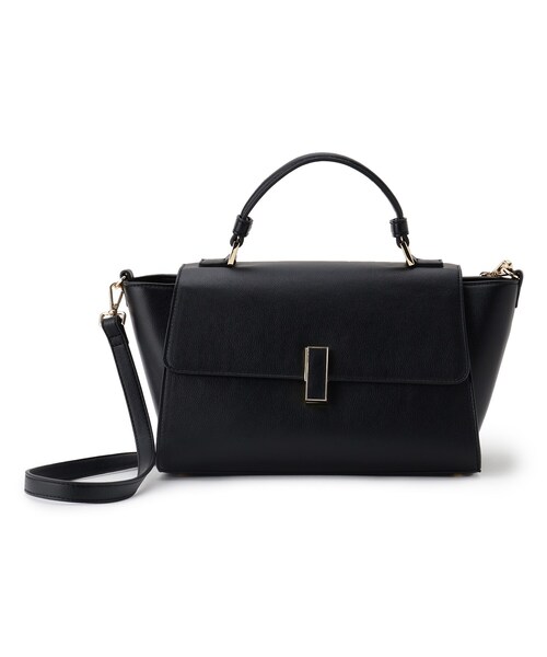 UNTITLED（アンタイトル）の「◆トップハンドショルダーバッグ（ショルダーバッグ・レディース・ブラック/ベージュ系その他2/サックスブルー系4・99）」の4枚目の写真