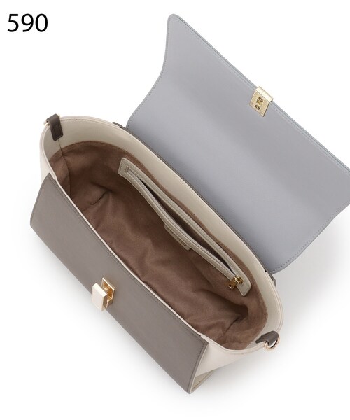 UNTITLED（アンタイトル）の「◆トップハンドショルダーバッグ（ショルダーバッグ・レディース・ブラック/ベージュ系その他2/サックスブルー系4・99）」の8枚目の写真