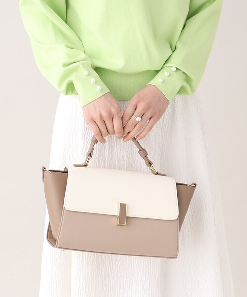 UNTITLED（アンタイトル）の「◆トップハンドショルダーバッグ（ショルダーバッグ・レディース・ブラック/ベージュ系その他2/サックスブルー系4・99）」の16枚目の写真