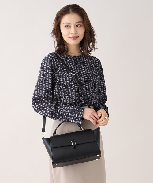 UNTITLED（アンタイトル）の「◆トップハンドショルダーバッグ（ショルダーバッグ・レディース・ブラック/ベージュ系その他2/サックスブルー系4・99）」の19枚目の写真