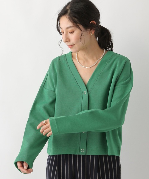 LEPSIM（レプシィム）の「スナップボタンカットカーディガン 172978