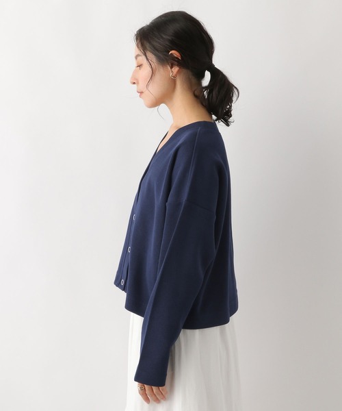 LEPSIM（レプシィム）の「スナップボタンカットカーディガン 172978