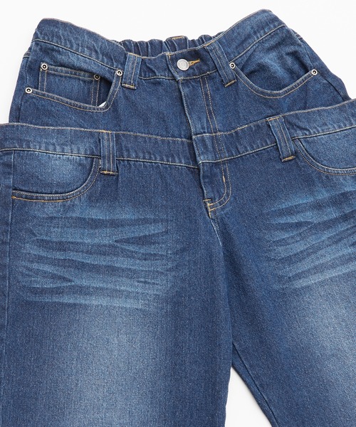 improves(インプローブス)の「ダブルウエスト デニム バギーパンツ(デニムパンツ・メンズ・ブルー/ブラック・LARGE/MEDIUM)」の21枚目の写真