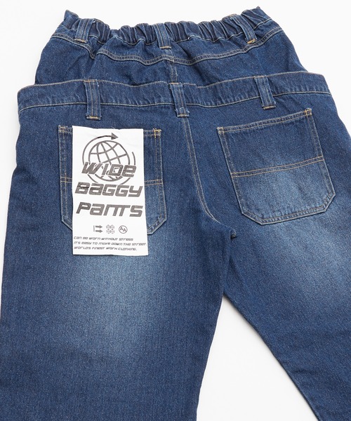 improves(インプローブス)の「ダブルウエスト デニム バギーパンツ(デニムパンツ・メンズ・ブルー/ブラック・LARGE/MEDIUM)」の6枚目の写真