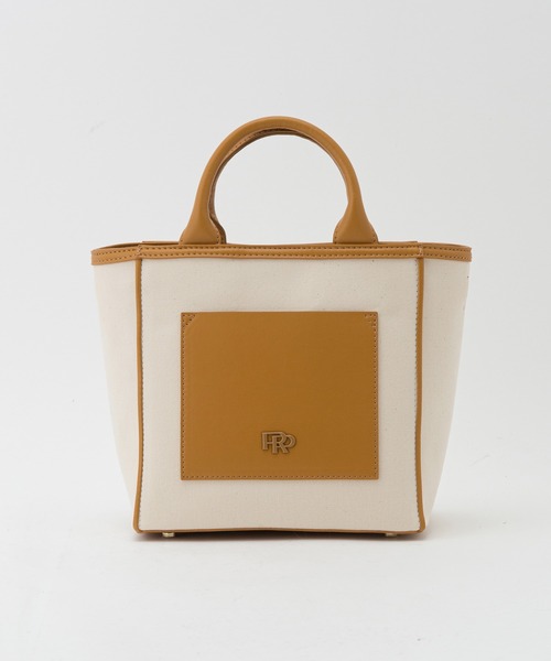 ROPE'（ロペ）の「【雑誌掲載】キャンバスコンビトートバッグ（トートバッグ・レディース・ブラック系その他/イエロー系その他3・FREE）」の8枚目の写真