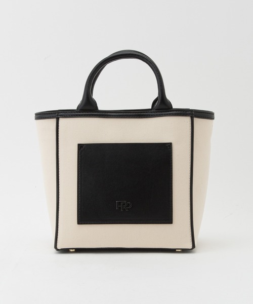 ROPE'（ロペ）の「【雑誌掲載】キャンバスコンビトートバッグ（トートバッグ・レディース・ブラック系その他/イエロー系その他3・FREE）」の9枚目の写真