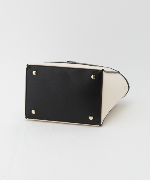 ROPE'（ロペ）の「【雑誌掲載】キャンバスコンビトートバッグ（トートバッグ・レディース・ブラック系その他/イエロー系その他3・FREE）」の15枚目の写真