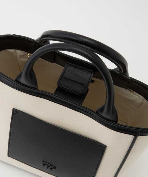 ROPE'（ロペ）の「【雑誌掲載】キャンバスコンビトートバッグ（トートバッグ・レディース・ブラック系その他/イエロー系その他3・FREE）」の16枚目の写真