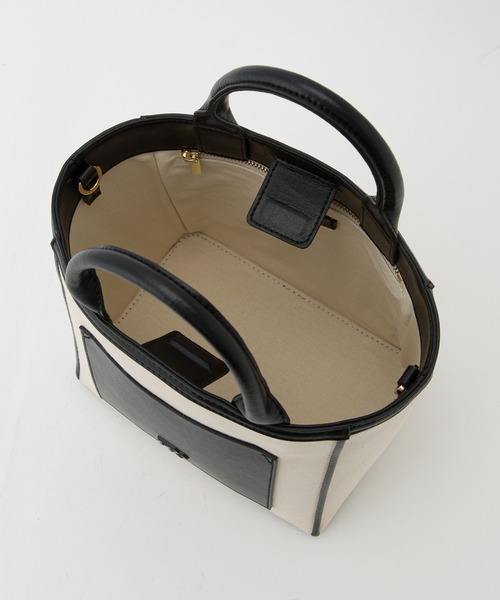 ROPE'（ロペ）の「【雑誌掲載】キャンバスコンビトートバッグ（トートバッグ・レディース・ブラック系その他/イエロー系その他3・FREE）」の19枚目の写真