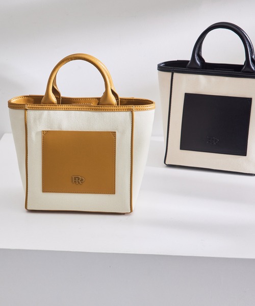 ROPE'（ロペ）の「【雑誌掲載】キャンバスコンビトートバッグ（トートバッグ・レディース・ブラック系その他/イエロー系その他3・FREE）」の22枚目の写真