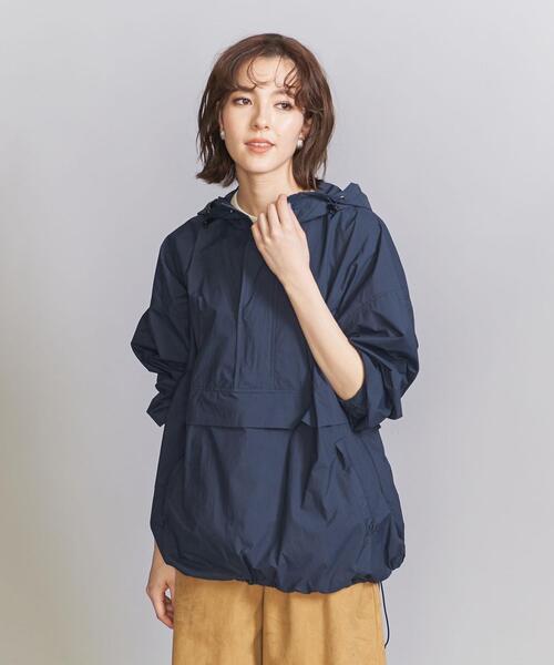 BEAUTY&YOUTH UNITED ARROWS(ビューティーアンドユースユナイテッドアローズ)の「ナイロンタフタ アノラックパーカー(ナイロンジャケット・レディース・パープル/ネイビー・FREE)」の6枚目の写真
