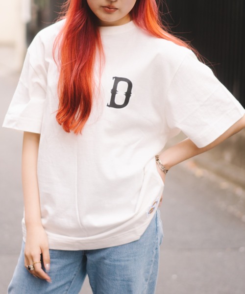 Dickies(ディッキーズ)の「【Dickies】半袖 プリント"D" Tシャツ / ディッキーズ(Tシャツ/カットソー・メンズ・レッド/ホワイト/グリーン/ネイビー・S/M/L/XL)」の2枚目の写真
