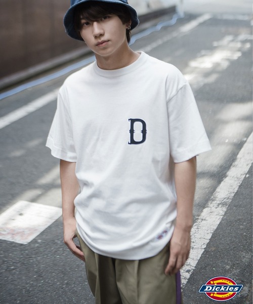 Dickies(ディッキーズ)の「【Dickies】半袖 プリント"D" Tシャツ / ディッキーズ(Tシャツ/カットソー・メンズ・レッド/ホワイト/グリーン/ネイビー・S/M/L/XL)」の21枚目の写真