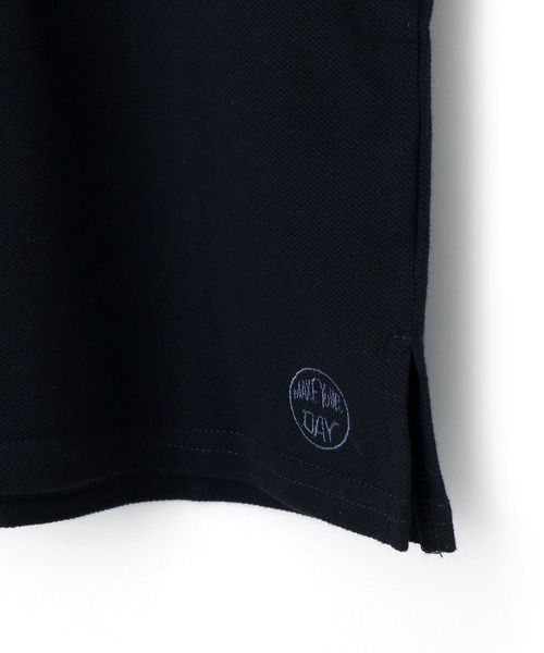 MAKE YOUR DAY（メイクユアデイ）の「無地とボーダー半袖ポロシャツ■80～140cm（Tシャツ/カットソー・キッズ・ネイビー/ピンク/オフホワイト/イエロー・110/130/100/140/120/90/80）」の17枚目の写真