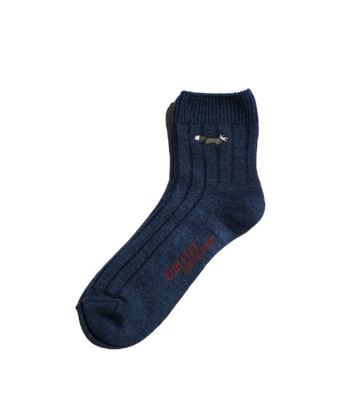 PENNEYS(ぺニーズ)の「PENNEY'S/ペニーズ THE FOX MENS SOCKSザフォックスメンズソックス(ソックス/靴下・メンズ・チャコールグレー/グレー/サックスブルー/イエロー/レッド/アイボリー/ブラック/インディゴブルー/ネイビー/ホワイト/ブルー・FREE)」の6枚目の写真