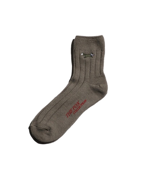 PENNEYS(ぺニーズ)の「PENNEY'S/ペニーズ THE FOX MENS SOCKSザフォックスメンズソックス(ソックス/靴下・メンズ・チャコールグレー/グレー/サックスブルー/イエロー/レッド/アイボリー/ブラック/インディゴブルー/ネイビー/ホワイト/ブルー・FREE)」の5枚目の写真