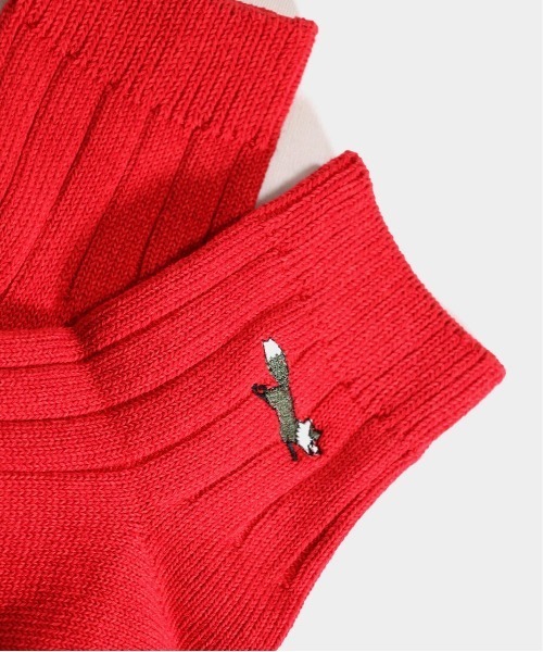 PENNEYS(ぺニーズ)の「PENNEY'S/ペニーズ THE FOX MENS SOCKSザフォックスメンズソックス(ソックス/靴下・メンズ・チャコールグレー/グレー/サックスブルー/イエロー/レッド/アイボリー/ブラック/インディゴブルー/ネイビー/ホワイト/ブルー・FREE)」の11枚目の写真
