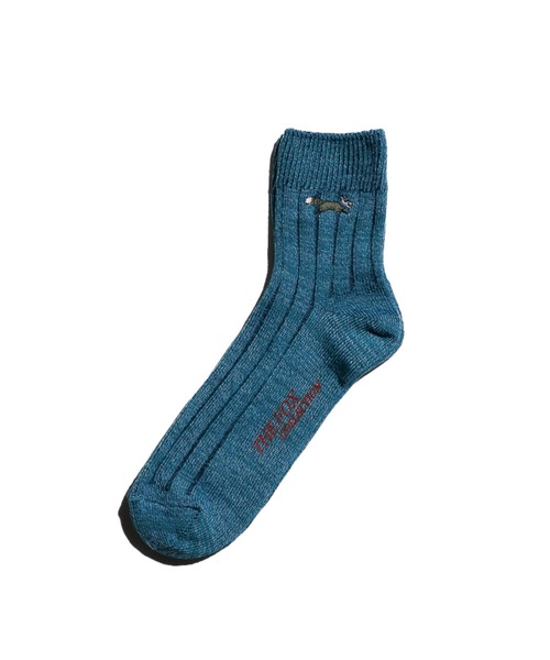 PENNEYS(ぺニーズ)の「PENNEY'S/ペニーズ THE FOX MENS SOCKSザフォックスメンズソックス(ソックス/靴下・メンズ・チャコールグレー/グレー/サックスブルー/イエロー/レッド/アイボリー/ブラック/インディゴブルー/ネイビー/ホワイト/ブルー・FREE)」の9枚目の写真