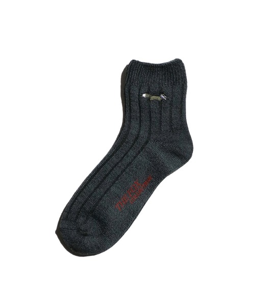 PENNEYS(ぺニーズ)の「PENNEY'S/ペニーズ THE FOX MENS SOCKSザフォックスメンズソックス(ソックス/靴下・メンズ・チャコールグレー/グレー/サックスブルー/イエロー/レッド/アイボリー/ブラック/インディゴブルー/ネイビー/ホワイト/ブルー・FREE)」の1枚目の写真