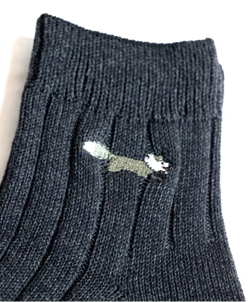 PENNEYS(ぺニーズ)の「PENNEY'S/ペニーズ THE FOX MENS SOCKSザフォックスメンズソックス(ソックス/靴下・メンズ・チャコールグレー/グレー/サックスブルー/イエロー/レッド/アイボリー/ブラック/インディゴブルー/ネイビー/ホワイト/ブルー・FREE)」の14枚目の写真