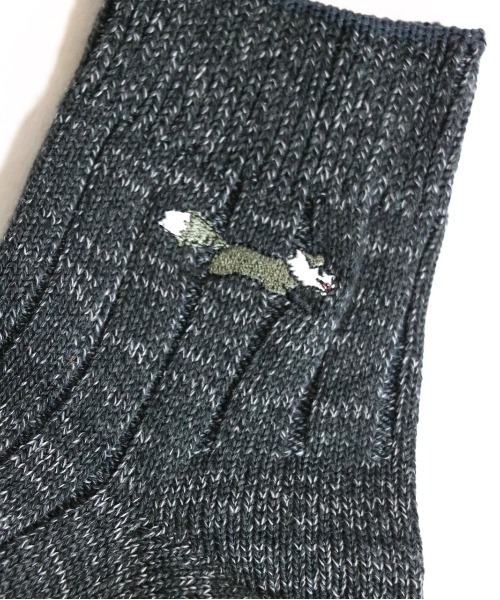 PENNEYS(ぺニーズ)の「PENNEY'S/ペニーズ THE FOX MENS SOCKSザフォックスメンズソックス(ソックス/靴下・メンズ・チャコールグレー/グレー/サックスブルー/イエロー/レッド/アイボリー/ブラック/インディゴブルー/ネイビー/ホワイト/ブルー・FREE)」の17枚目の写真