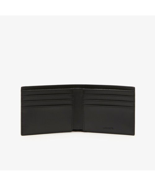 LACOSTE(ラコステ)の「ザ ブレンド ビッグプリント2つ折りウォレット(財布・メンズ・ブラック・FREE)」の4枚目の写真