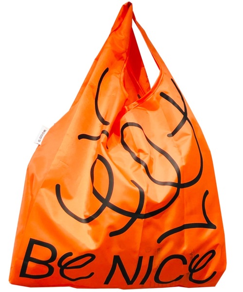WOOD'D（ウッド）の「WOOD’D　Reusable Foldable Shopping Bag（エコバッグ/サブバッグ・レディース・イエロー/オレンジ/ブルー/グリーン/ライトグリーン/ワインレッド/マルチ/ミント/ダークブルー/ベビーピンク/サーモンピンク/ライトピンク/ダークグリーン/ブラック/ホワイト・FREE）」の17枚目の写真