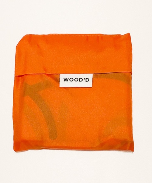 WOOD'D（ウッド）の「WOOD’D　Reusable Foldable Shopping Bag（エコバッグ/サブバッグ・レディース・イエロー/オレンジ/ブルー/グリーン/ライトグリーン/ワインレッド/マルチ/ミント/ダークブルー/ベビーピンク/サーモンピンク/ライトピンク/ダークグリーン/ブラック/ホワイト・FREE）」の19枚目の写真