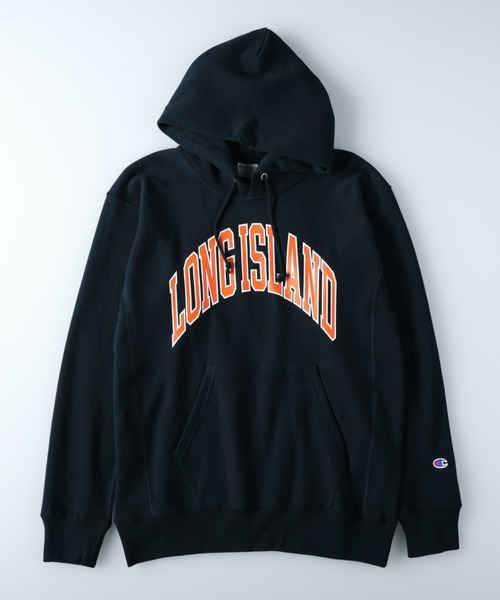 Champion（チャンピオン）の「【Champion】リバースウィーブプリントパーカー（パーカー・メンズ・ダークグリーン/ネイビー・L/M/XL）」の15枚目の写真