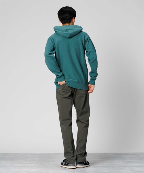 Champion（チャンピオン）の「【Champion】リバースウィーブプリントパーカー（パーカー・メンズ・ダークグリーン/ネイビー・L/M/XL）」の11枚目の写真