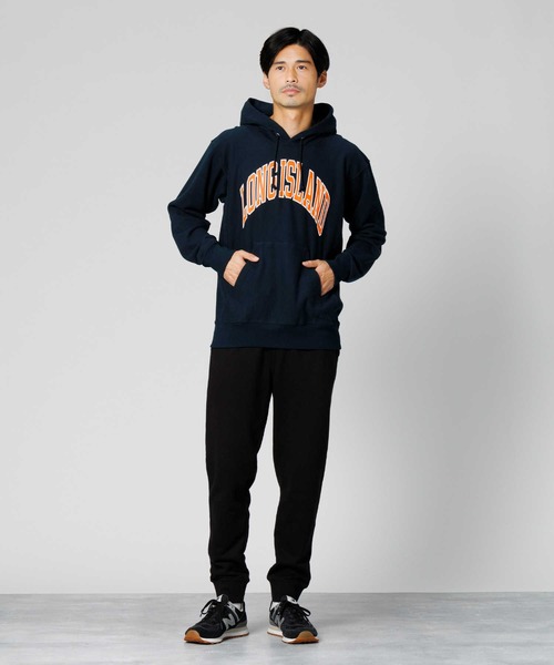 Champion（チャンピオン）の「【Champion】リバースウィーブプリントパーカー（パーカー・メンズ・ダークグリーン/ネイビー・L/M/XL）」の12枚目の写真