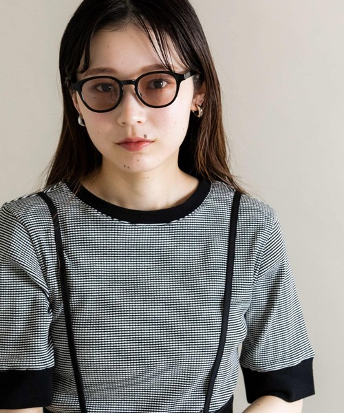 SMELLY（スメリー）の「ボスリントンサングラス（メガネ・レディース・クリア/ブラック/ブラウン・-）」の15枚目の写真