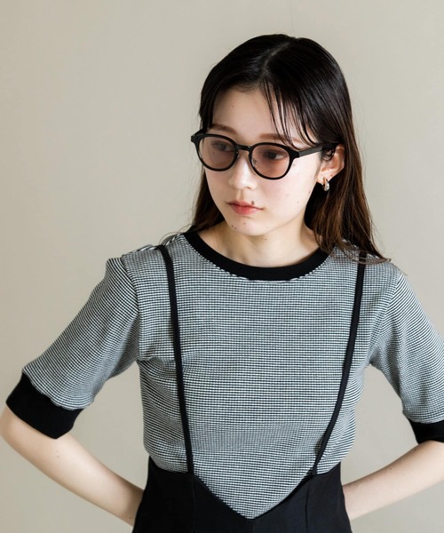 SMELLY（スメリー）の「ボスリントンサングラス（メガネ・レディース・クリア/ブラック/ブラウン・-）」の18枚目の写真