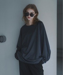 CUT OFF OVERSIZED LONG T-SHIRT - カットオフオーバーサイズロングTシャツ