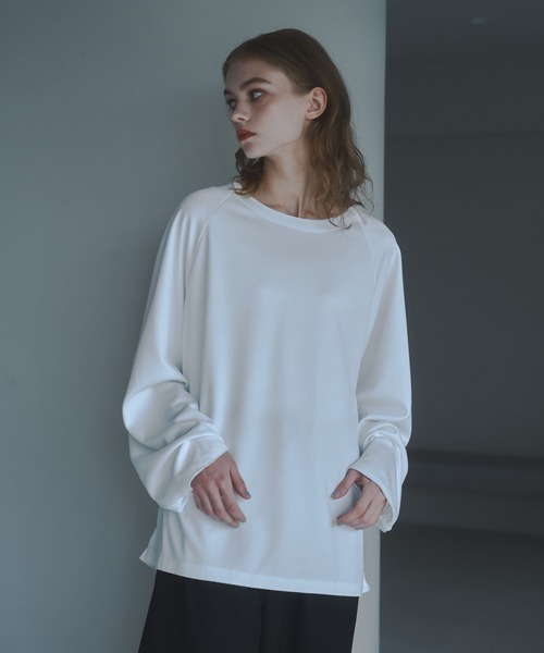 CUT OFF OVERSIZED LONG T-SHIRT - カットオフオーバーサイズロングTシャツ（Tシャツ/カットソー）｜DOOPZ（ドープス）