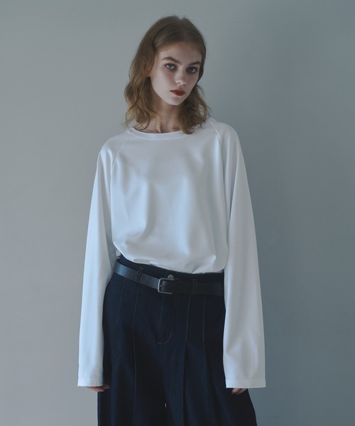 CUT OFF OVERSIZED LONG T-SHIRT - カットオフオーバーサイズロングTシャツ（Tシャツ/カットソー）｜DOOPZ（ドープス）